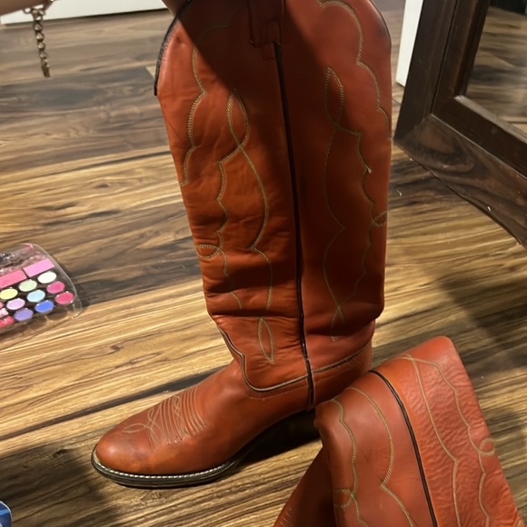 Acme leather cowboy boots, size 7 - Picture 10 of 10